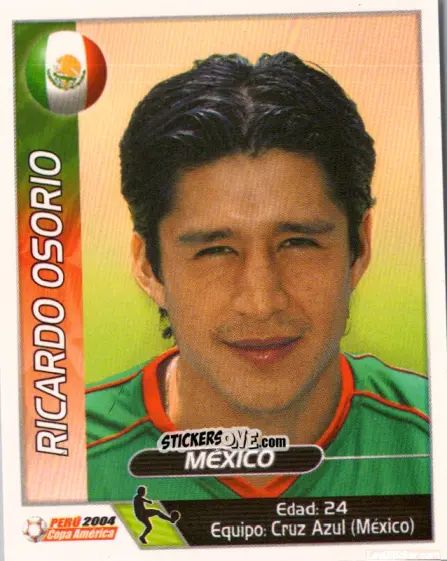 Figurina Ricardo Osorio - Copa América. Perù 2004 n. 143 - Navarrete