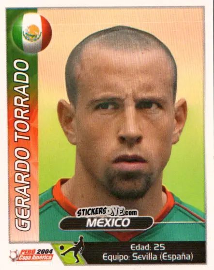 Cromo Gerardo Torrado - Copa América. Perù 2004 n. 148 - Navarrete