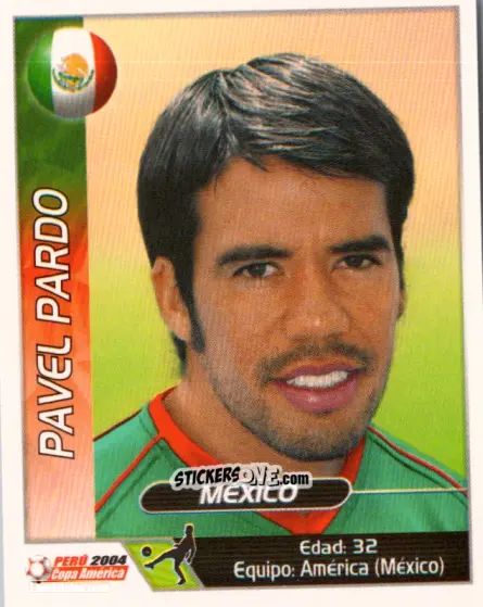 Cromo Pavel Pardo - Copa América. Perù 2004 n. 150 - Navarrete