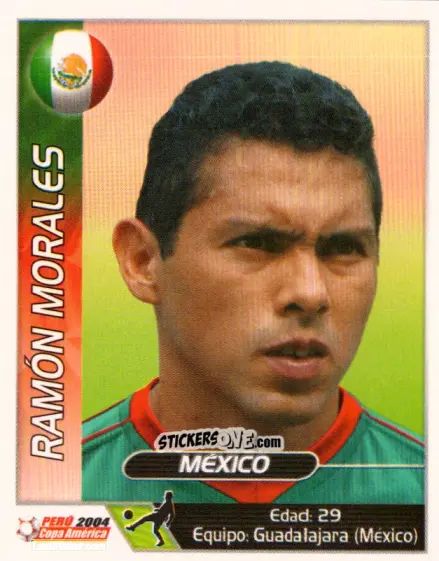 Cromo Ramon Morales - Copa América. Perù 2004 n. 151 - Navarrete
