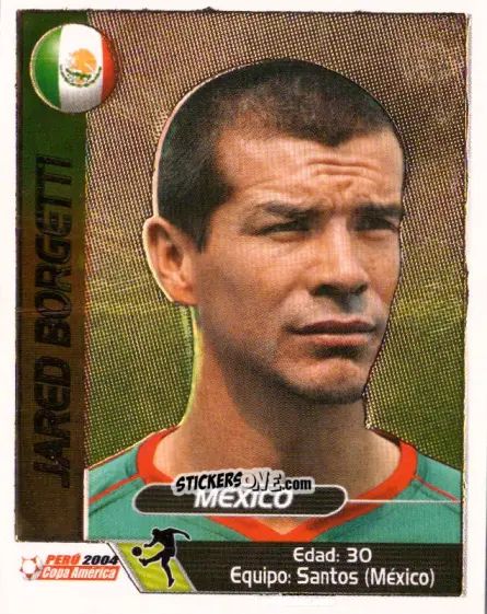 Figurina Jared Borgetti - Copa América. Perù 2004 n. 152 - Navarrete