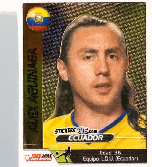 Figurina Alex Aguinaga - Copa América. Perù 2004 n. 166 - Navarrete