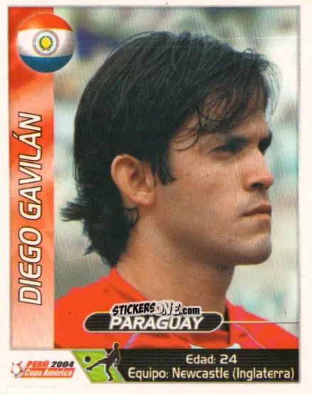 Cromo Diego Gavilan - Copa América. Perù 2004 n. 206 - Navarrete