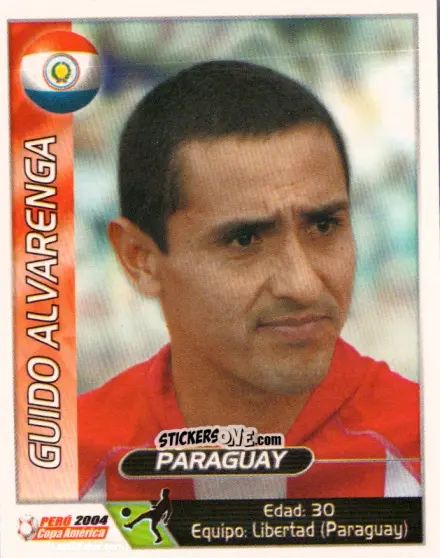 Sticker Guido Alvarenga - Copa América. Perù 2004 n. 210 - Navarrete