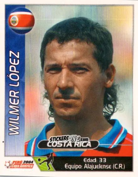 Cromo Wilmer Lopez - Copa América. Perù 2004 n. 226 - Navarrete