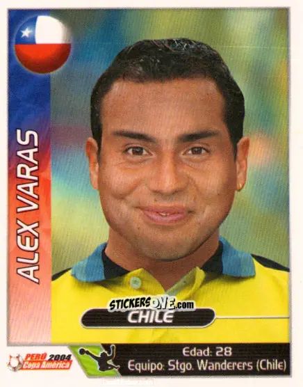Figurina Alex Varas - Copa América. Perù 2004 n. 234 - Navarrete