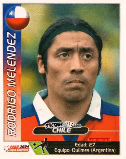 Cromo Rodrigo Melendez - Copa América. Perù 2004 n. 240 - Navarrete