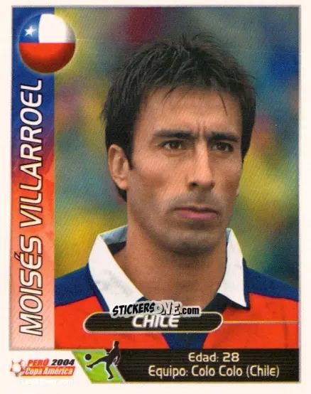 Cromo Moises Villarroel - Copa América. Perù 2004 n. 243 - Navarrete
