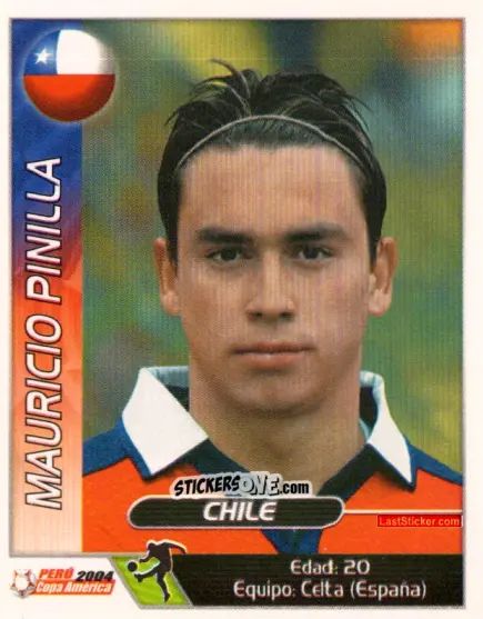 Cromo Mauricio Pinilla - Copa América. Perù 2004 n. 246 - Navarrete