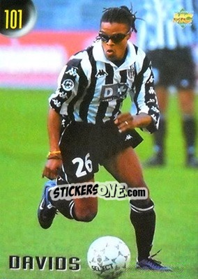 Figurina Edgar Davids - Calcio 1999-2000 Etichetta Nera n. 101 - Mundicromo