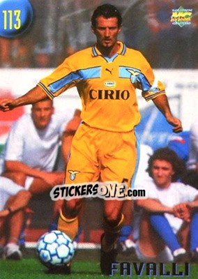 Cromo Favalli - Calcio 1999-2000 Etichetta Nera n. 113 - Mundicromo
