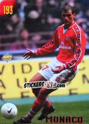 Figurina Monaco - Calcio 1999-2000 Etichetta Nera n. 193 - Mundicromo