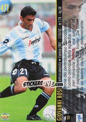Cromo Ballarin / Bosi - Calcio 1999-2000 Etichetta Nera n. 471 - Mundicromo
