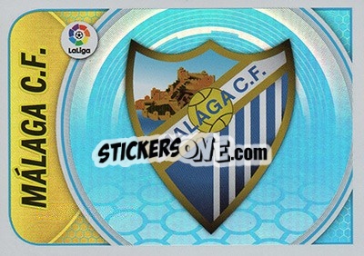 Figurina Escudo Málaga CF (27) - Liga Spagnola 2016-2017 n. 27 - Colecciones ESTE