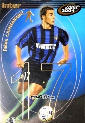 Cromo F. Cannavaro - Calcio Cards 2003-2004 n. 56 - Panini