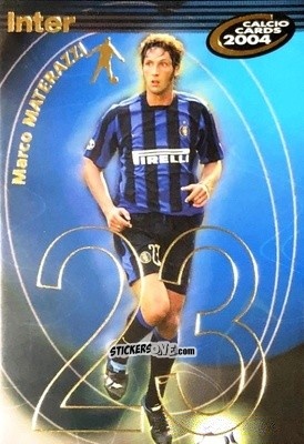 Figurina Materazzi - Calcio Cards 2003-2004 n. 58 - Panini