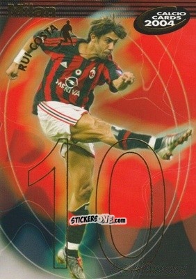 Figurina Rui Costa - Calcio Cards 2003-2004 n. 97 - Panini