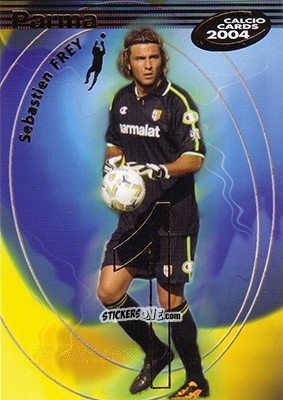 Figurina Sébastien Frey - Calcio Cards 2003-2004 n. 109 - Panini