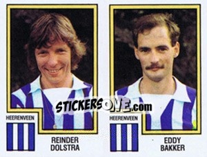 Cromo Reinder Dolstra / Eddy Bakker - Voetbal 1982-1983 n. 383 - Panini