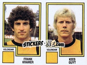 Sticker Frank Kramer / Kees Guyt - Voetbal 1982-1983 n. 426 - Panini