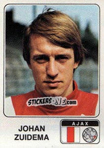 Sticker Johan Zuidema - Voetbal 1978-1979 n. 12 - Panini