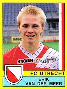 Sticker Erik van der Meer - Voetbal 1989-1990 n. 231 - Panini