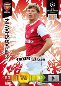 Figurina Andrey Arshavin - UEFA Champions League 2010-2011. Adrenalyn XL n. 8 - Panini