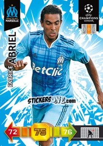 Cromo Fabrice Abriel - UEFA Champions League 2010-2011. Adrenalyn XL n. 186 - Panini