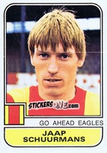 Sticker Jaap Schuurmans - Voetbal 1981-1982 n. 96 - Panini