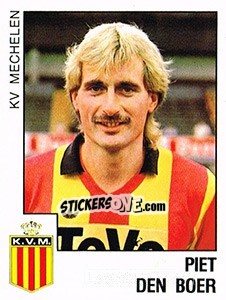 Sticker Piet den Boer (KV Mechelen)