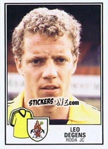 Cromo Leo Degens - Voetbal 1984-1985 n. 254 - Panini