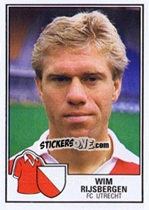 Sticker Wim Trijsbergen - Voetbal 1984-1985 n. 308 - Panini