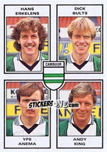 Figurina Hans Erkelens / Dick Bults / Ype Anema / Andy King - Voetbal 1984-1985 n. 346 - Panini