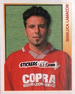 Figurina Gianluca Lamacchi - Calcio 2000 n. 285 - Merlin
