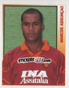Figurina Marcos Assuncao - Calcio 2000 n. 343 - Merlin