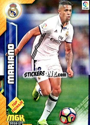 Figurina Mariano Díaz - Liga 2016-2017. Megacracks n. 348 - Panini