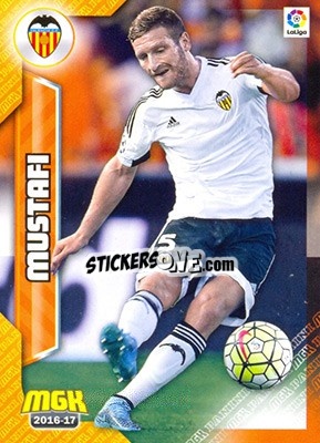Figurina Mustafi - Liga 2016-2017. Megacracks n. 492 - Panini