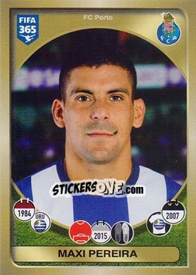 Cromo Maxi Pereira - FIFA 365: 2016-2017 n. 21 - Panini