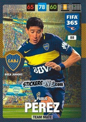 Figurina Pablo Pérez - FIFA 365: 2016-2017. Adrenalyn XL n. 88 - Panini
