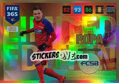Cromo Adrian Popa - FIFA 365: 2016-2017. Adrenalyn XL n. LE-AP - Panini