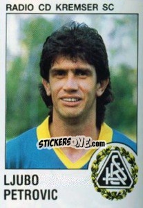 Cromo Ljubo Petrovic - Österreichische Fußball-Bundesliga 1991-1992 n. 115 - Panini