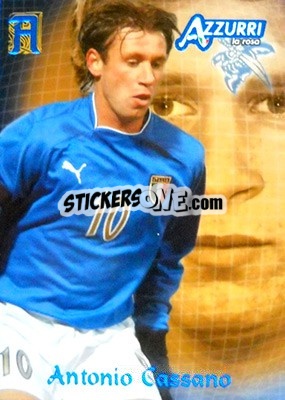Cromo Cassano - Azzurri Trading Cards 2004 n. 25 - Panini