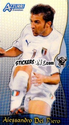 Cromo Del Piero - Azzurri Trading Cards 2004 n. 55 - Panini