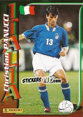 Cromo Christian Panucci - Azzurri ai Mondiali 1998 n. 30 - Panini