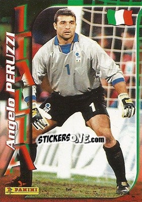 Cromo Angelo Peruzzi - Azzurri ai Mondiali 1998 n. 31 - Panini