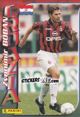 Cromo Zvonimir Boban - Azzurri ai Mondiali 1998 n. 42 - Panini