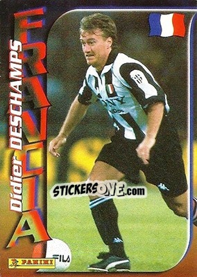Cromo Didier Deschamps - Azzurri ai Mondiali 1998 n. 48 - Panini