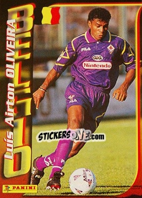 Cromo Luis Airton Oliveira - Azzurri ai Mondiali 1998 n. 56 - Panini