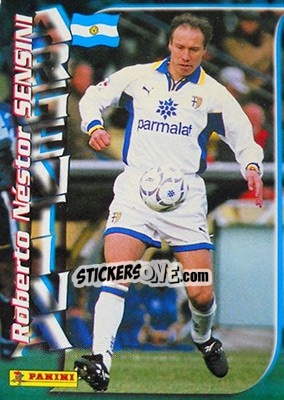 Figurina Roberto N. Sensini - Azzurri ai Mondiali 1998 n. 59 - Panini