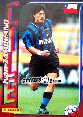 Cromo Ivan Zamorano - Azzurri ai Mondiali 1998 n. 66 - Panini